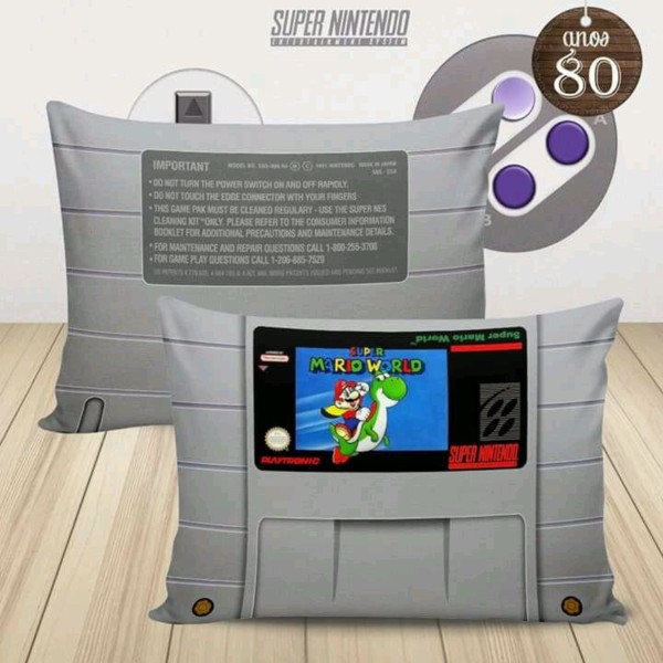 Almofada Super Nintendo Mario