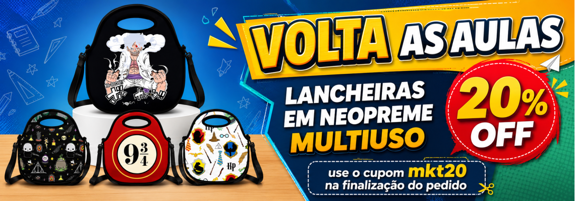 Lancheiras em Neoprene Lancheiras em Neoprene