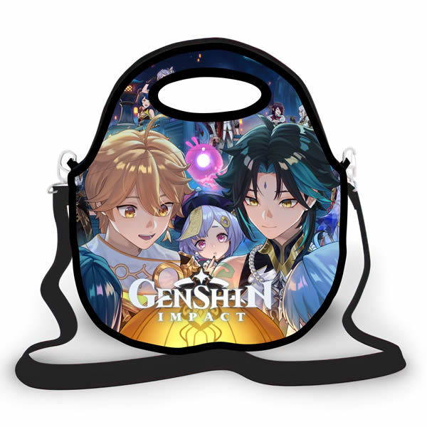 Bolsa Lancheira Térmica Genshin Impact Mod.01