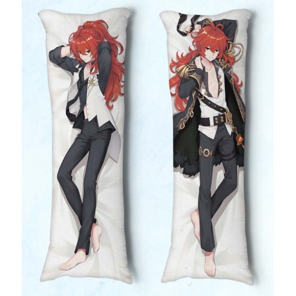 Travesseiro Dakimakura Genshin Impact Diluc 02 Travesseiro Dakimakura Genshin Impact Diluc 02