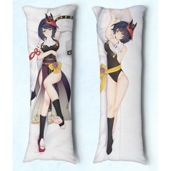 Travesseiro Dakimakura Genshin Impact Kujou Sara 01