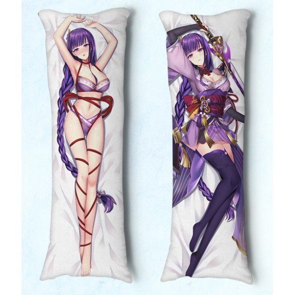 Travesseiro Dakimakura Genshin Impact Raiden Shogun 01 Travesseiro Dakimakura Genshin Impact Raiden Shogun 01