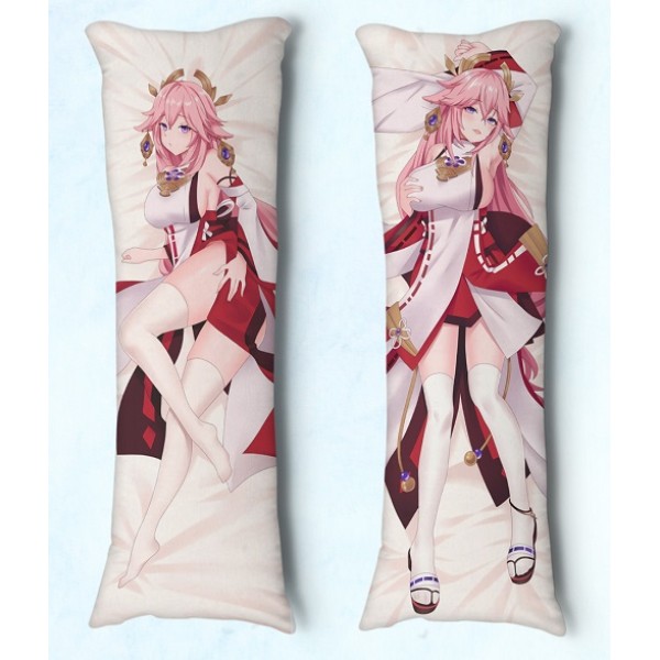 Travesseiro Dakimakura Genshin Impact Yaemiko 02 Travesseiro Dakimakura Genshin Impact Yaemiko 02