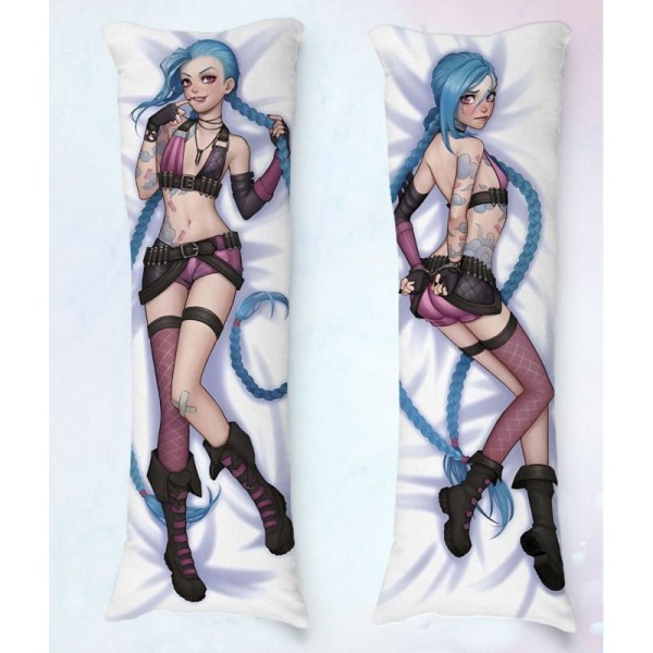 Travesseiro Dakimakura Jinx League of Legends 01