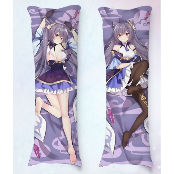 Travesseiro Dakimakura Keqing Genshin Impact 01 Travesseiro Dakimakura Keqing Genshin Impact 01