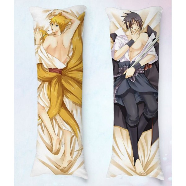 Travesseiro Dakimakura Naruto Uzumaki e Uchiha Sasuke Naruto 01 Travesseiro Dakimakura Naruto Uzumaki e Uchiha Sasuke Naruto 01