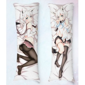 Travesseiro Dakimakura Shirakami Fubuki Virtual YouTuber 01