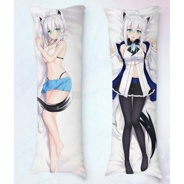 Travesseiro Dakimakura Shirakami Fubuki Virtual YouTuber 02