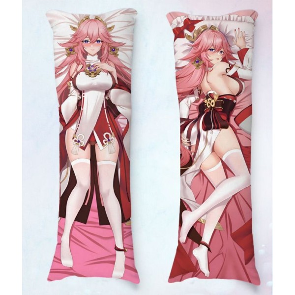 Travesseiro Dakimakura Yae Miko Genshin Impact 05