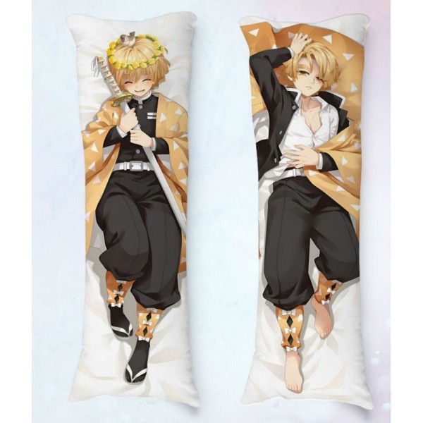 Travesseiro Dakimakura Zenitsu Agatsuma Kimetsu no Yaiba 01 Travesseiro Dakimakura Zenitsu Agatsuma Kimetsu no Yaiba 01