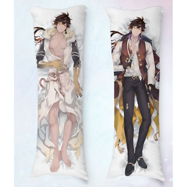 Travesseiro Dakimakura Zhongli Genshin Impact 03 Travesseiro Dakimakura Zhongli Genshin Impact 03
