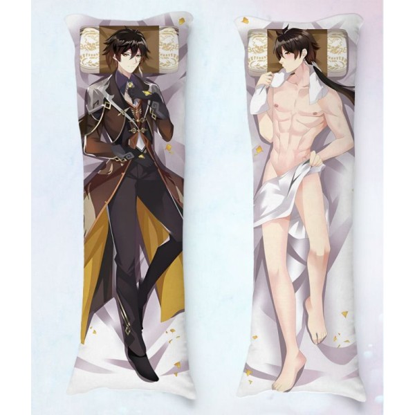 Travesseiro Dakimakura Zhongli Genshin Impact 06 Travesseiro Dakimakura Zhongli Genshin Impact 06