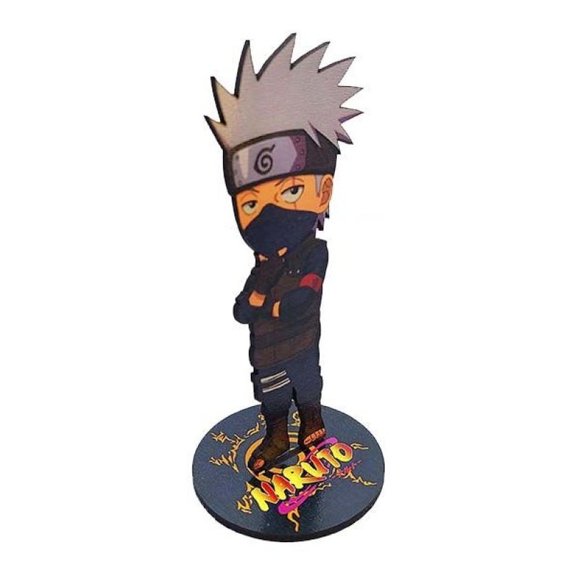 Quadro Decorativo Naruto Sasuke Kakashi Anime Plaquinha Decorativa