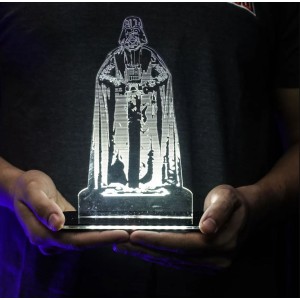 Luminária em Acrílico Darth Vader
