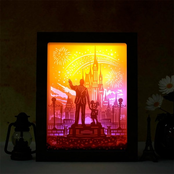 Luminária 3d DisneyLandia