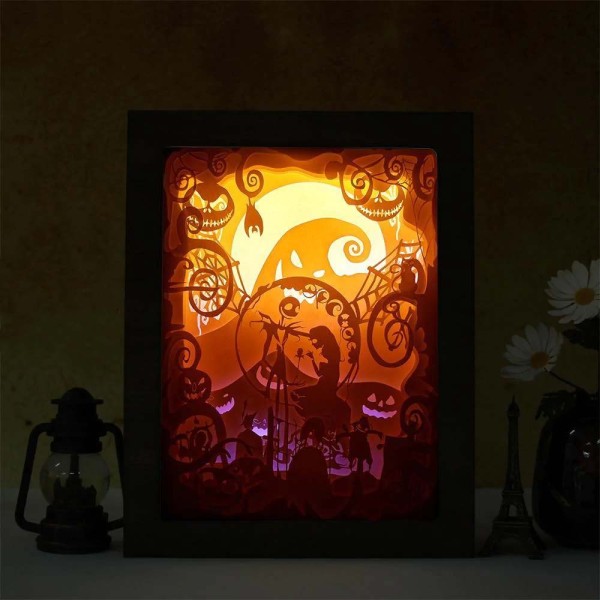 Luminária 3d Jack Esqueleto