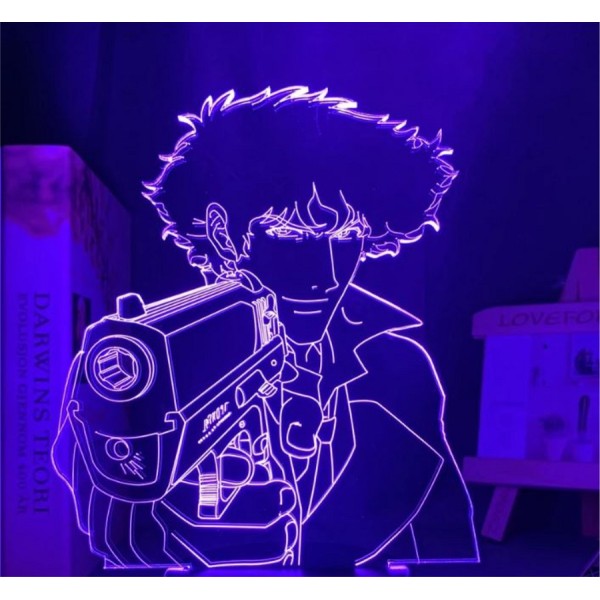 Luminária em Acrílico Cowboy Bebop Luminária em Acrílico Cowboy Bebop