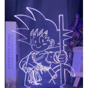 Luminária em Acrílico Dragon Ball 02 Goku