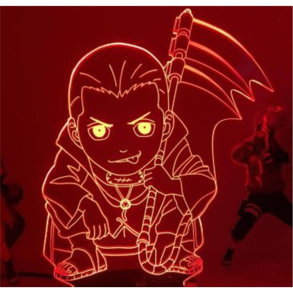 Luminária em Acrílico Naruto 16 Hidan
