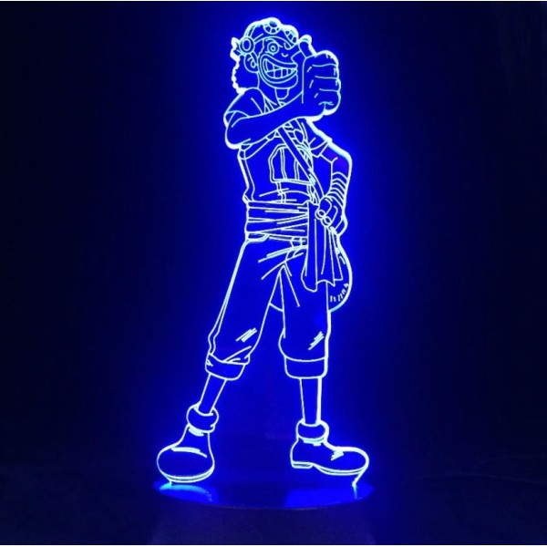 Luminária em Acrílico One Piece 03 Usopp
