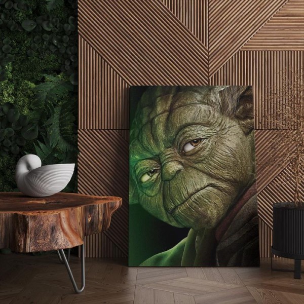 Quadro Decorativo Cinema Starwars 06 Mestre Yoda Quadro Decorativo Cinema Starwars 06 Mestre Yoda