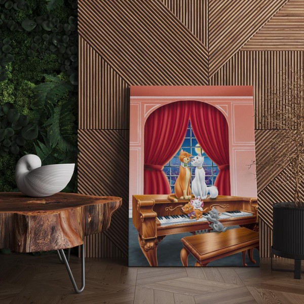 Quadro Decorativo Cinema Aristogatas Quadro Decorativo Cinema Aristogatas