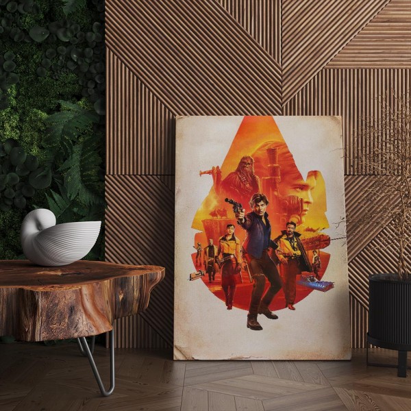 Quadro Decorativo Cinema Starwars 05 Han Solo