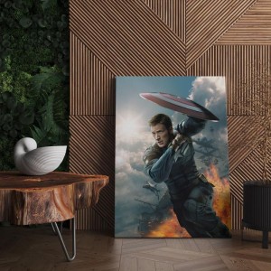 Quadro Decorativo Cinema Capitão América 01