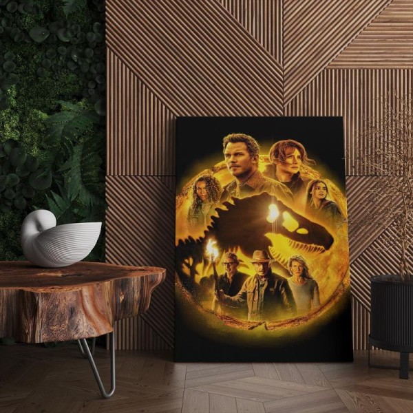 Quadro Decorativo Cinema Jurassik Park 01 Quadro Decorativo Cinema Jurassik Park 01