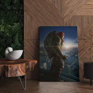 Quadro Decorativo Cinema Tartarugas Ninja 02 Raphael