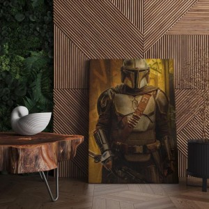 Quadro Decorativo Cinema O Mandaloriano 02 Mando