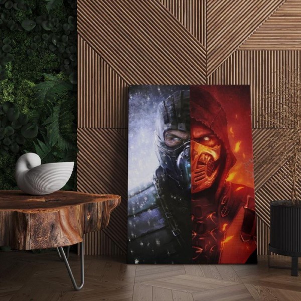 Quadro Decorativo Cinema Mortal Kombat 01