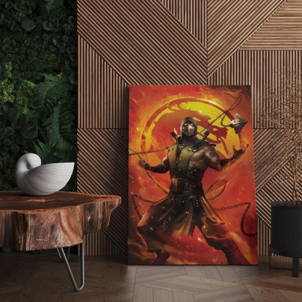 Quadro Decorativo Cinema Mortal Kombat 02