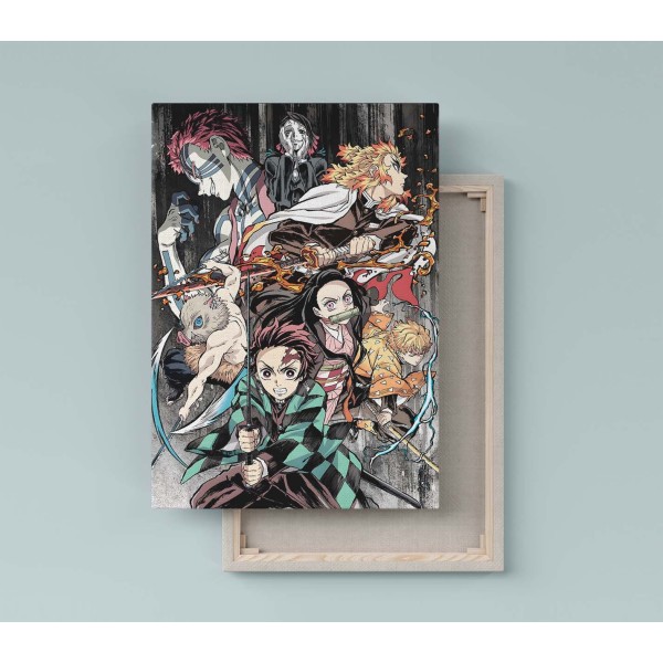 Quadro Decorativo Canvas DemonSlayer 01 Quadro Decorativo Canvas DemonSlayer 01