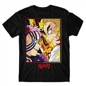 Camiseta Demon Slayer  Rengoku e Akaza Mod.01