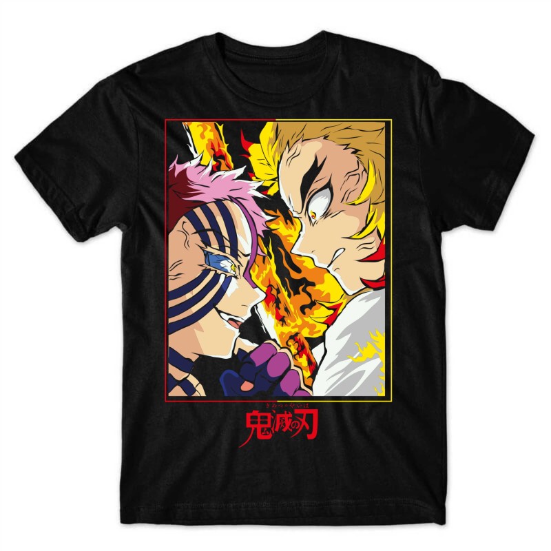 Camiseta Demon Slayer Rengoku Anime Desenho Envio Rápido Top