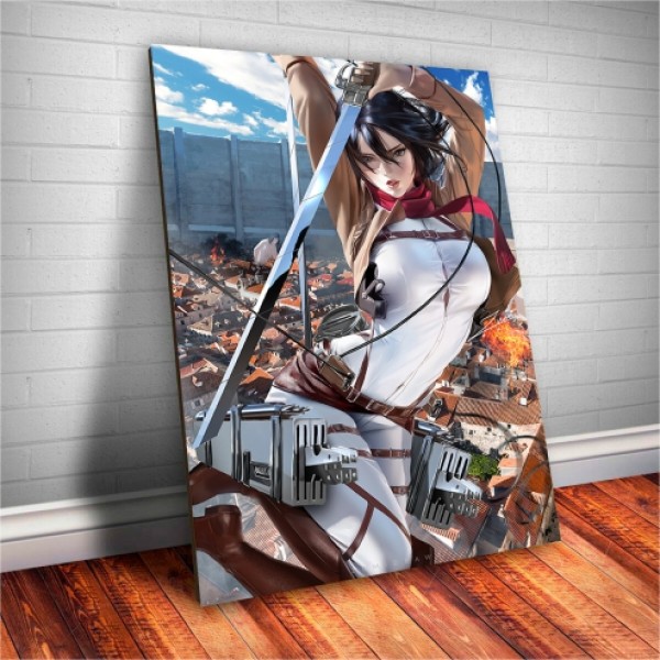 Placa Decorativa Shingeki No kyojin  Mod.02