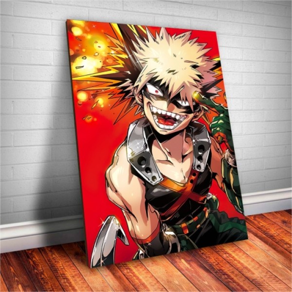 Placa Decorativa Boku No Hero Katsuki Bakugo Mod.01