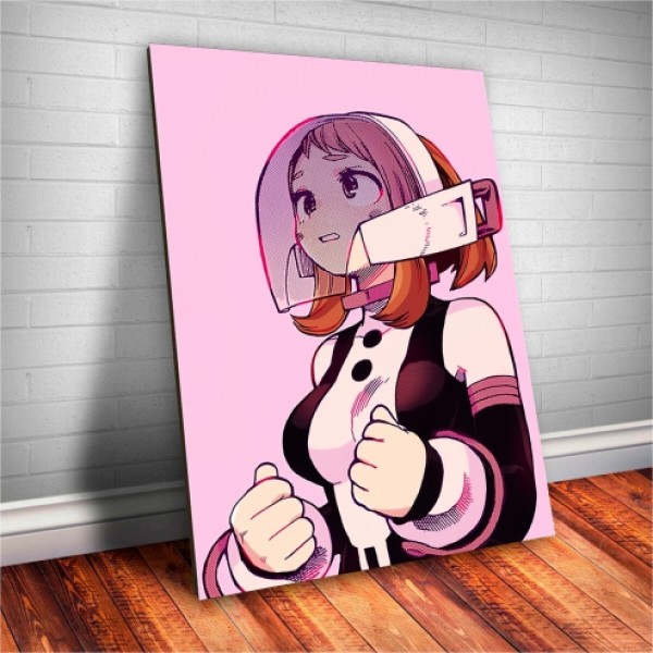 Placa Decorativa Boku No Hero Ochaco Uraraka Mod.01