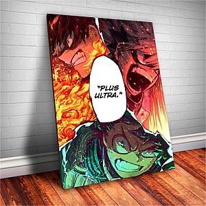 Placa Decorativa Boku No Hero  Deku,Bakugo e todoroki Mod.01