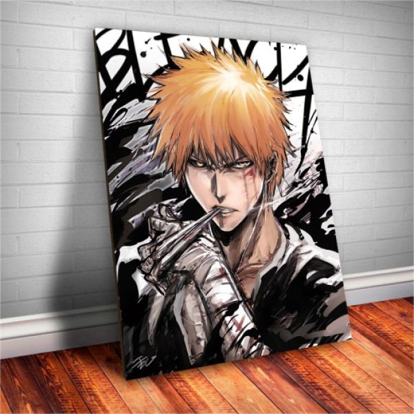 Placa Decorativa  Bleach Ichigo Kurosaki Mod.01