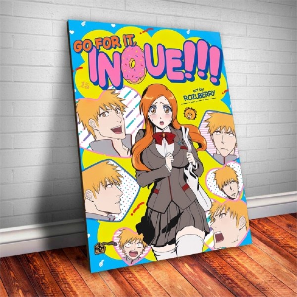Placa Decorativa Bleach Orihime Inoue Mod.01 Placa Decorativa Bleach Orihime Inoue Mod.01