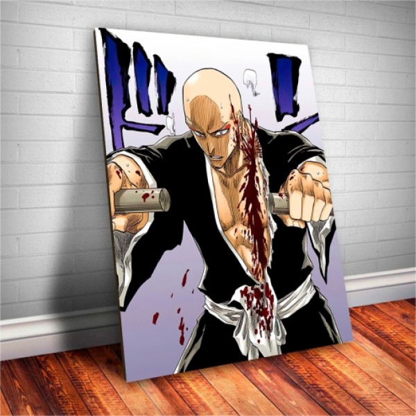 Placa Decorativa  Bleach Madarame Ikkaku Mod.01