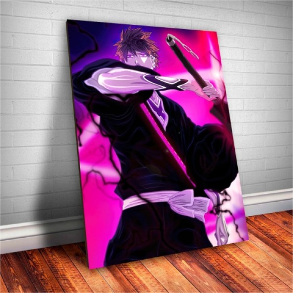 Placa Decorativa  Bleach Ichigo Kurosaki Mod.03