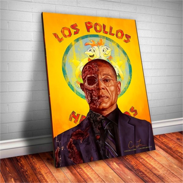 Placa Decorativa  Breaking Bad Gustavo Fring Mod.01