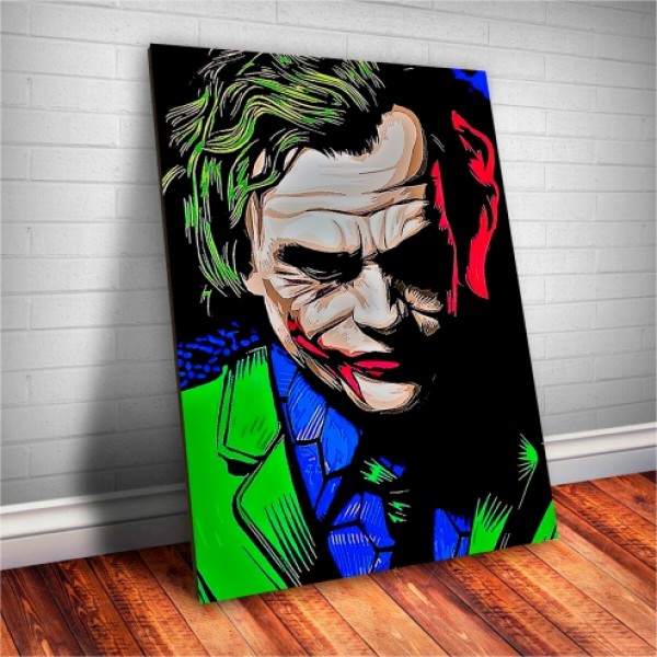 Placa Decorativa DC Heróis Coringa  Mod.01