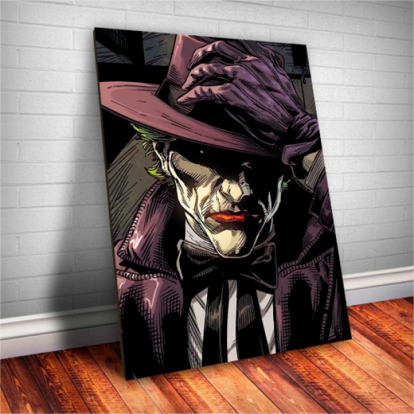 Placa Decorativa DC Heróis Coringa  Mod.02