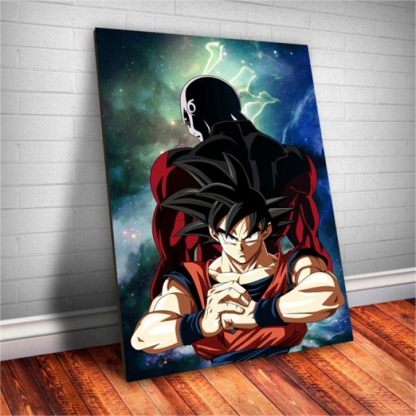 Placa Decorativa Dragon Ball Super Goku e Jiren Mod.01