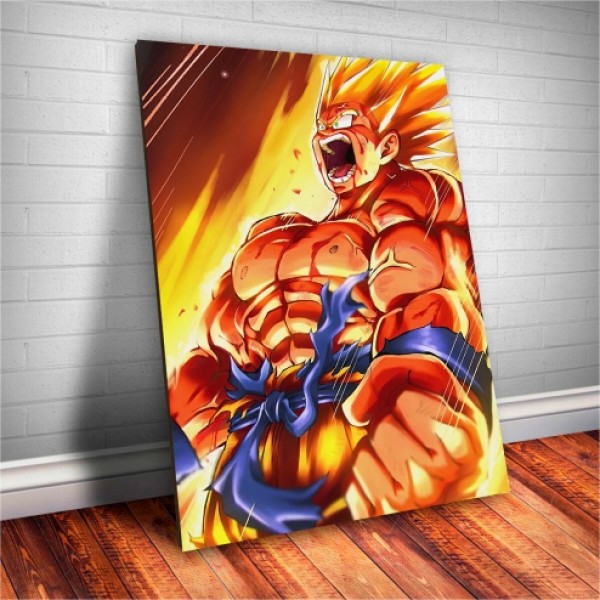Placa Decorativa Dragon Ball Z Goku Mod.03 Placa Decorativa Dragon Ball Z Goku Mod.03