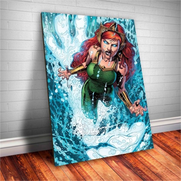 Placa Decorativa DC Heróis Mera Mod.01